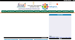 Desktop Screenshot of fssai.gov.in