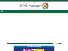 Tablet Screenshot of fssai.gov.in